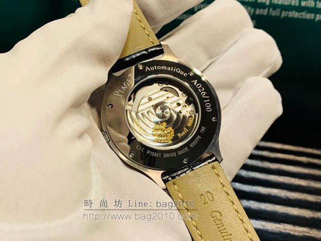 伯爵手錶 PiagetEmperador枕形腕表 白色珍珠貝母錶盤 伯爵男士腕表  hds1707